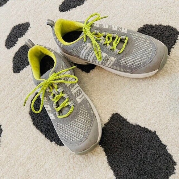 Orthofeet $145 Women's Size 7.5 BioFit Coral Stretch Orthotic Knit Gray Sneaker - Picture 5 of 15